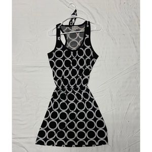 mud pie black/white dress